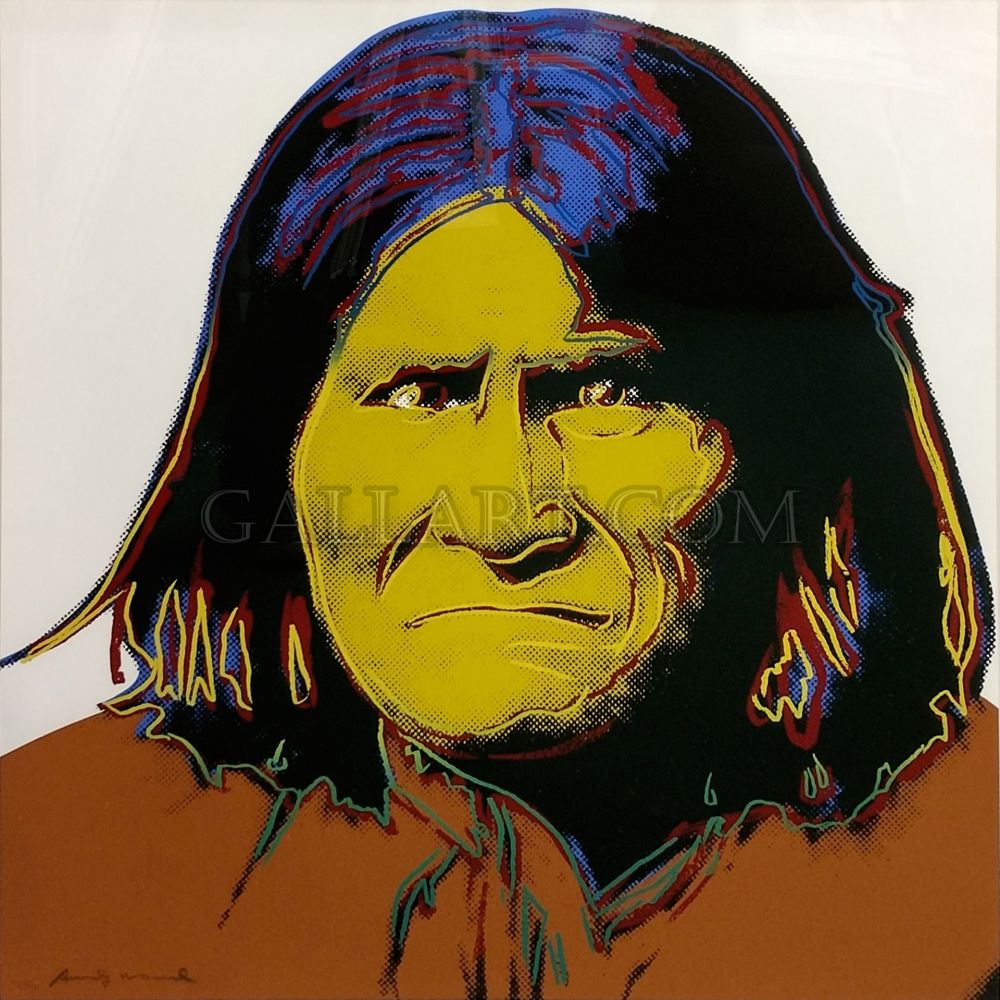 Sérigraphie Warhol - GERONIMO FS II.384