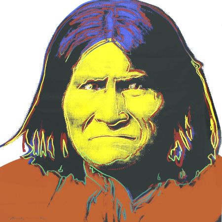 Sérigraphie Warhol - Geronimo (FS II.384)