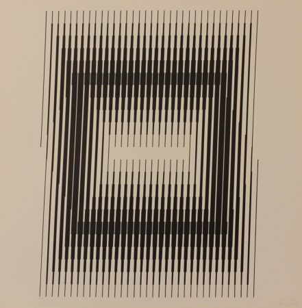Lithographie Steele - GESTALT II 2 - EXACTA FROM CONSTRUCTIVISM TO SYSTEMATIC ART 1918-1985