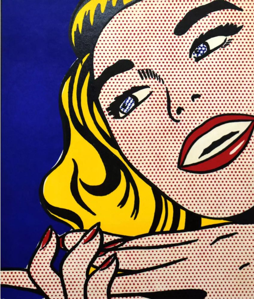 Lithographie Lichtenstein - Girl