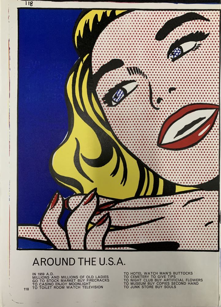 Lithographie Lichtenstein - Girl