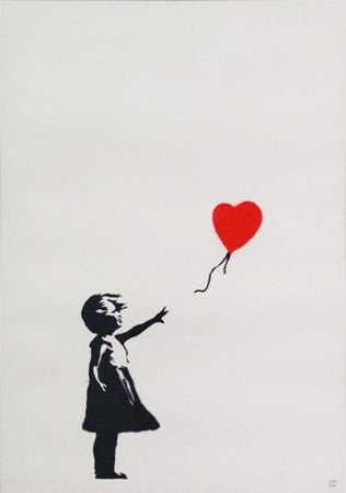 Sérigraphie Banksy - Girl with Balloon