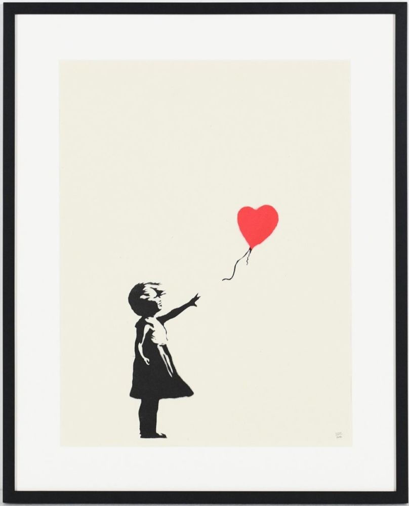Sérigraphie Banksy - Girl With Balloon (Unsigned)