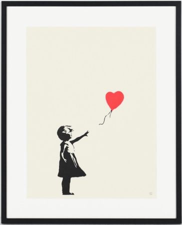 Sérigraphie Banksy - Girl With Balloon (Unsigned)