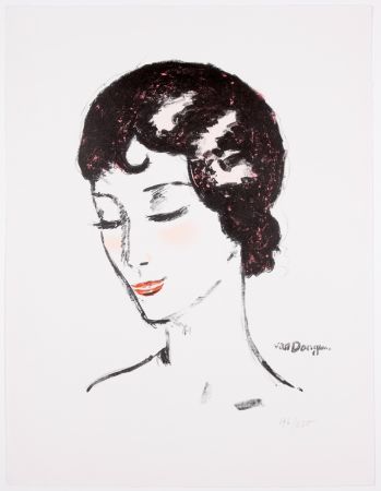 Lithographie Van Dongen - Girl with lowered eyes