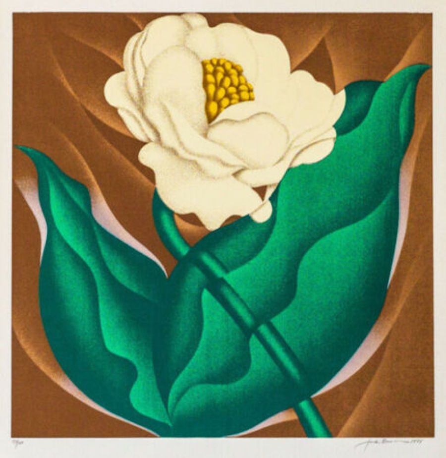 Sérigraphie Brusca - Globe Flower