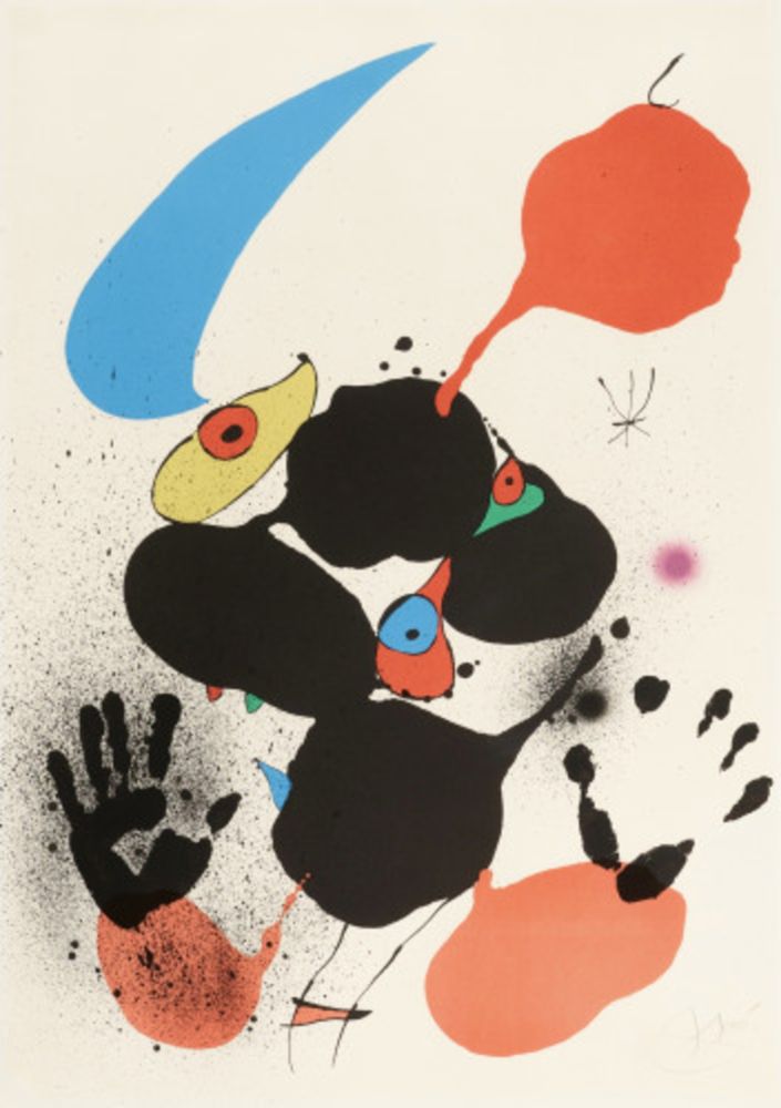 Lithographie Miró - Godalla