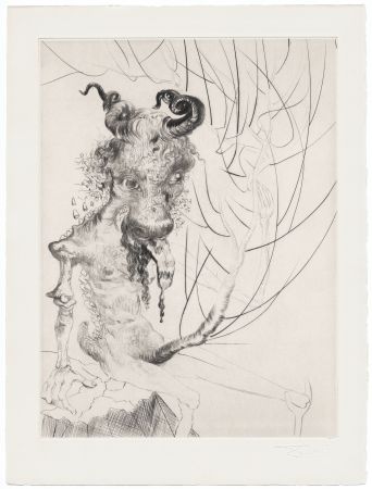 Livre Illustré Dali - GOETHE : FAUST. 21 gravures (ex. avec suite des hors-texte) 1969.