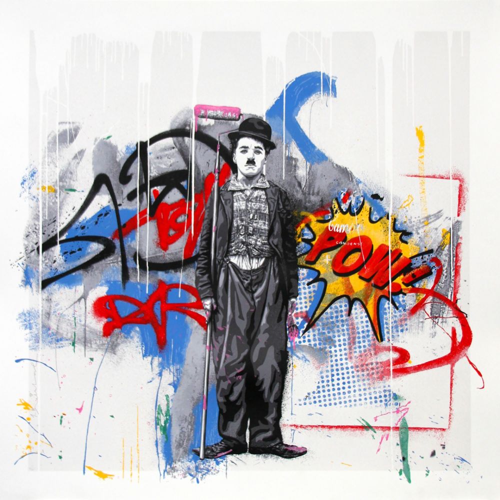 Sérigraphie Mr. Brainwash - GOLD RUSH