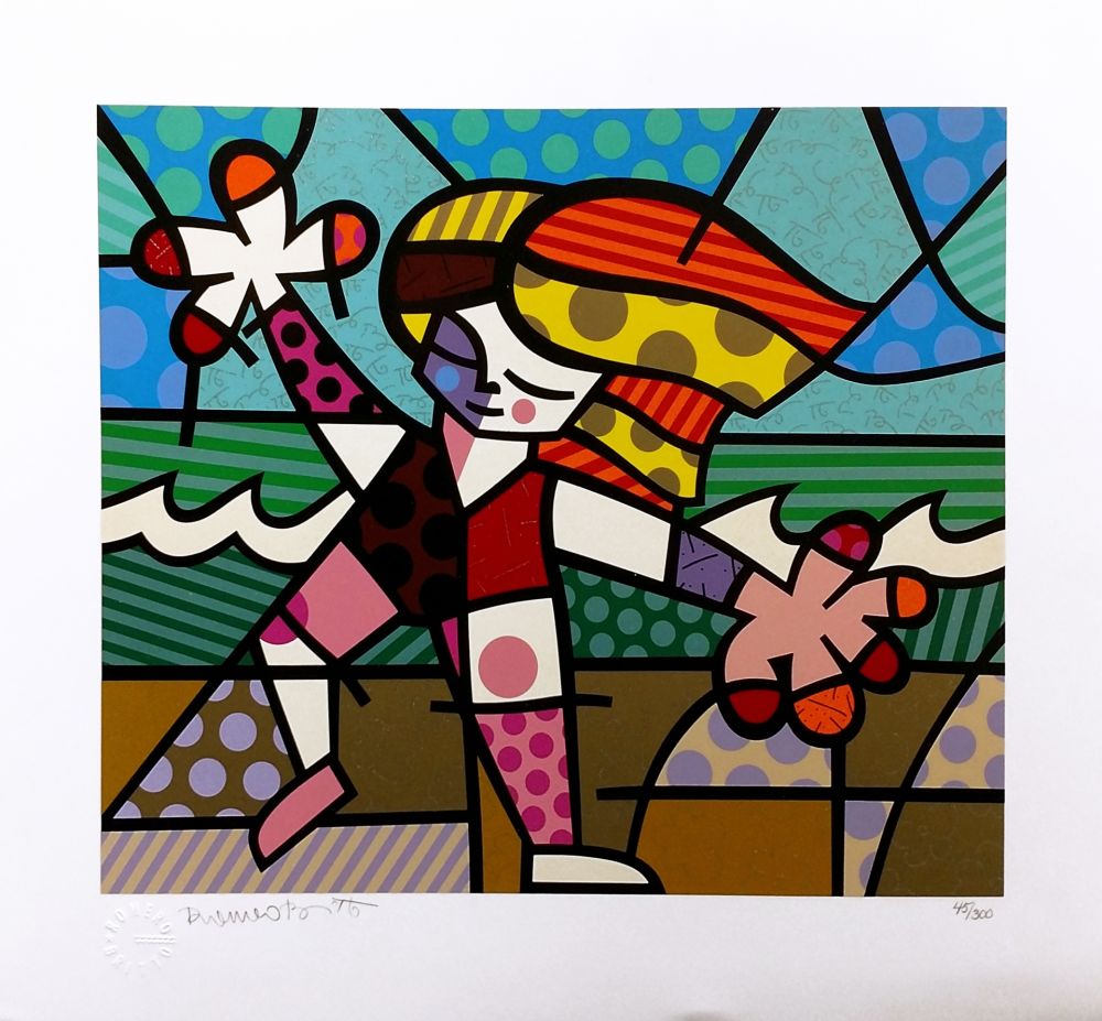 Sérigraphie Britto - GOLDEN BEACHES