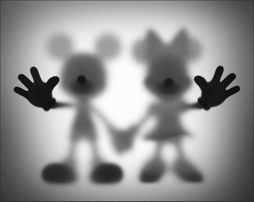 Estampe Numérique Burdon - Gone Mickey and Minnie