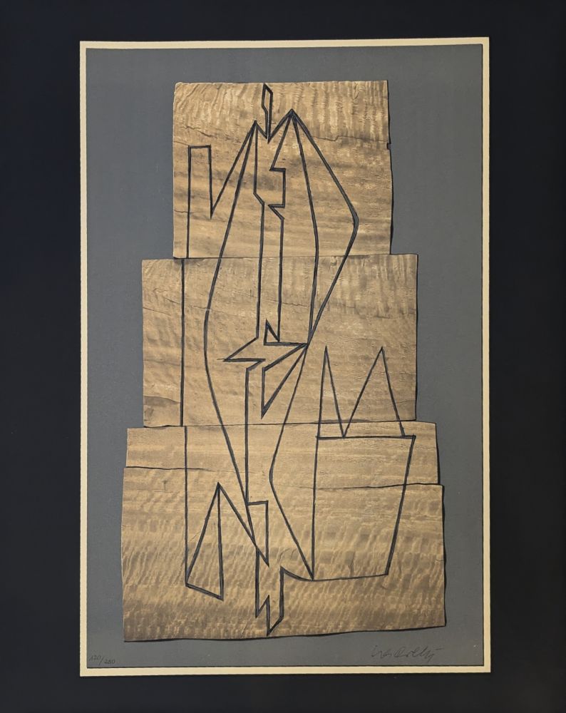 Lithographie Vasarely - Gordes Tabor 