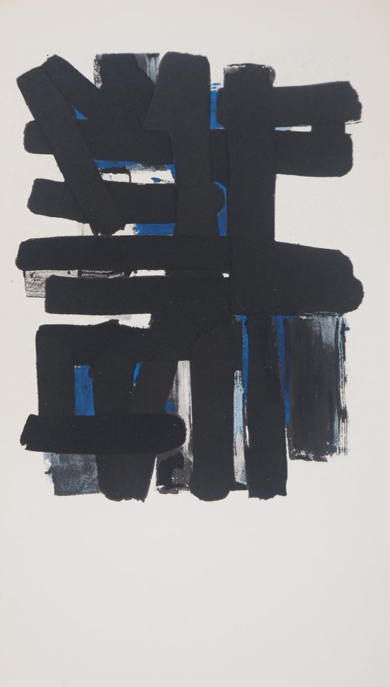 Lithographie Soulages - Gouache 11