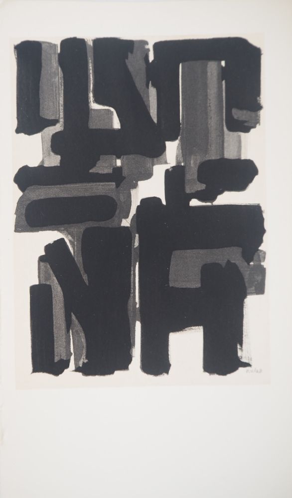 Lithographie Soulages - Gouache 9