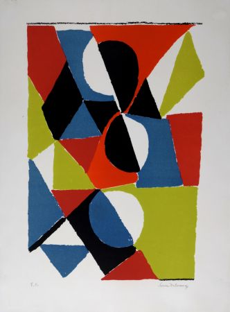 Lithographie Delaunay - Granada, 1970 - Hand-signed