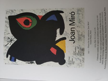Lithographie Miró - Grand Palais
