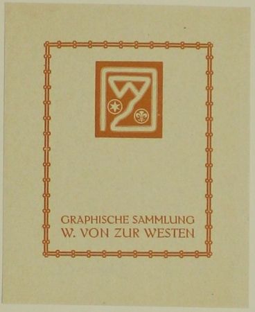 Gravure Sur Bois Fölkersam (Von) - Graphische Sammlung W. von Zur Westen