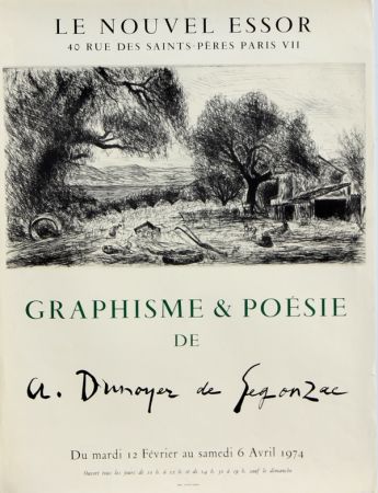 Affiche De Segonzac - Graphisme et Poésie