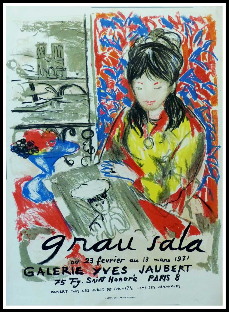 Affiche Grau Sala - GRAU SALA GALERIE YVES JAUBERT