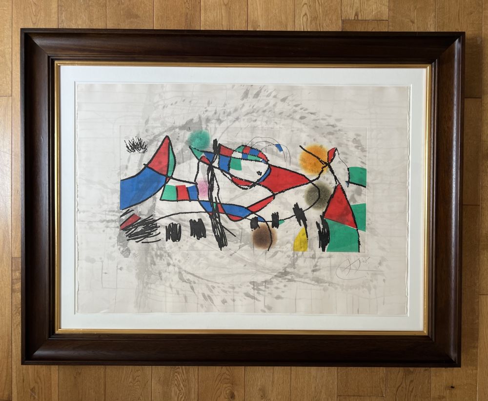 Eau-Forte Et Aquatinte Miró - Gravures pour une Exposition (Plate 1)