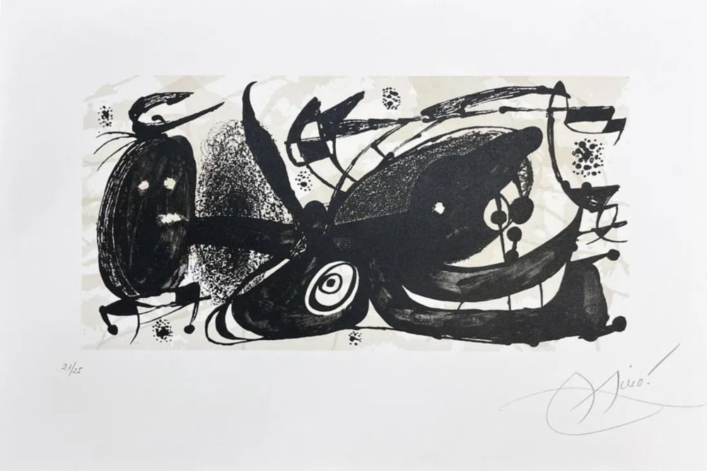 Lithographie Miró - Great Britain