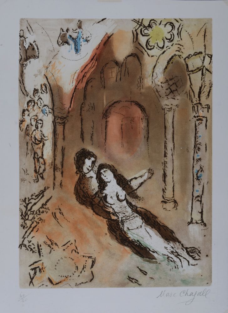 Eau-Forte Et Aquatinte Chagall - Grenade, Hand-Signed