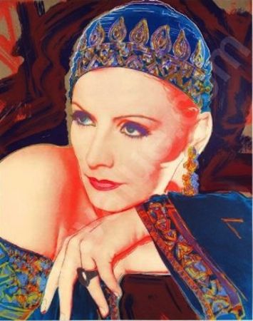 Sérigraphie Jasen Smith - Greta Garbo: Mata Hari