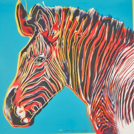 Sérigraphie Warhol - Grevys Zebra (FS II.300)