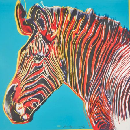 Sérigraphie Warhol - Grevys Zebra (FS II.300)
