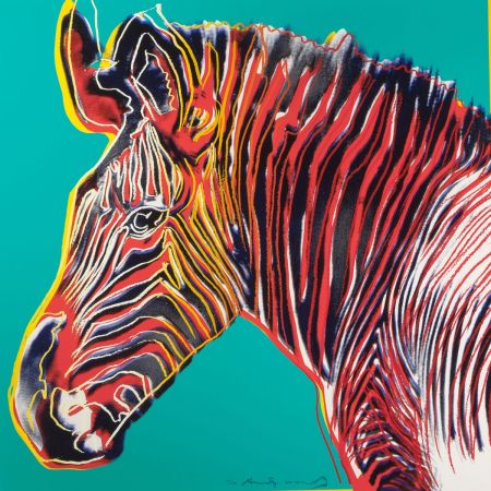 Sérigraphie Warhol - Grevys Zebra (FS II.300)