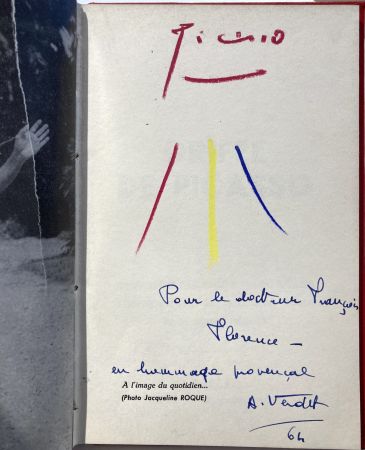 Livre Illustré Picasso - Griffe de Picasso. Editions Parler, 1958.