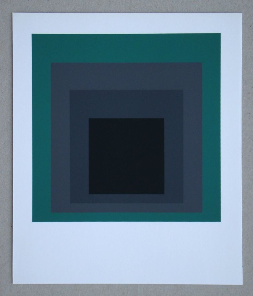 Sérigraphie Albers - Grisaille and Patina