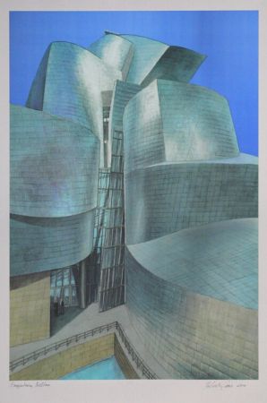 Lithographie Haas - Guggenheim Bilbao