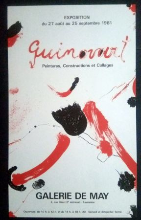 Affiche Guinovart - Guinovart - Peintures construccions et collages Galeria de May 1981