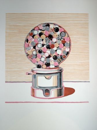 Linogravure Thiebaud - Gumball Machine