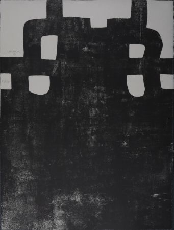 Lithographie Chillida - Gurutze Gorria III. 1984 - Hand-signed!