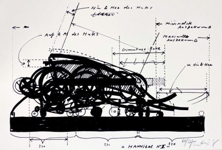 Sérigraphie Tinguely - Hannibal II