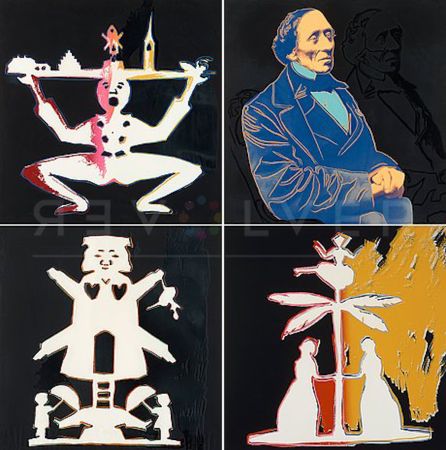 Sérigraphie Warhol - Hans Christian Andersen Complete Suite (FS II.398-II.401)
