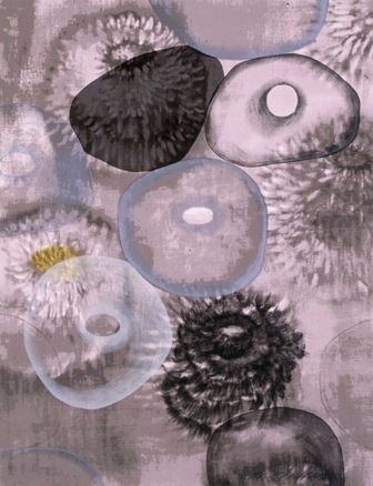 Sérigraphie Bleckner - Happiness For Instance I