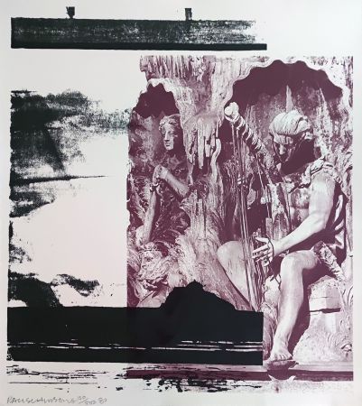 Lithographie Rauschenberg - Harp