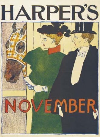 Lithographie Penfield - Harper's November