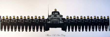 Sérigraphie Banksy - Have a Nice Day