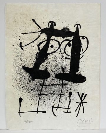 Lithographie Miró - Haï-Ku
