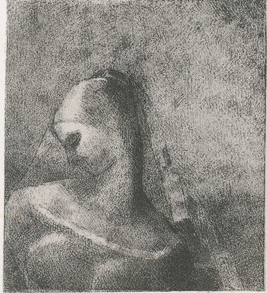 Lithographie Redon - Helene (Ennoia)