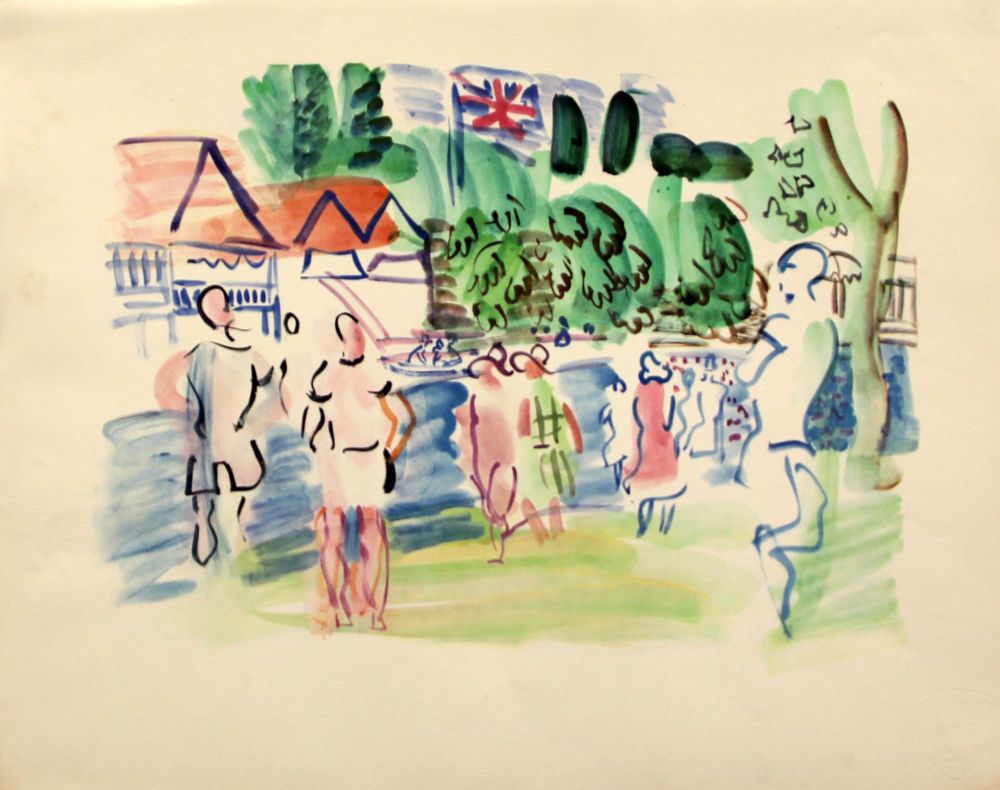 Lithographie Dufy - Henley