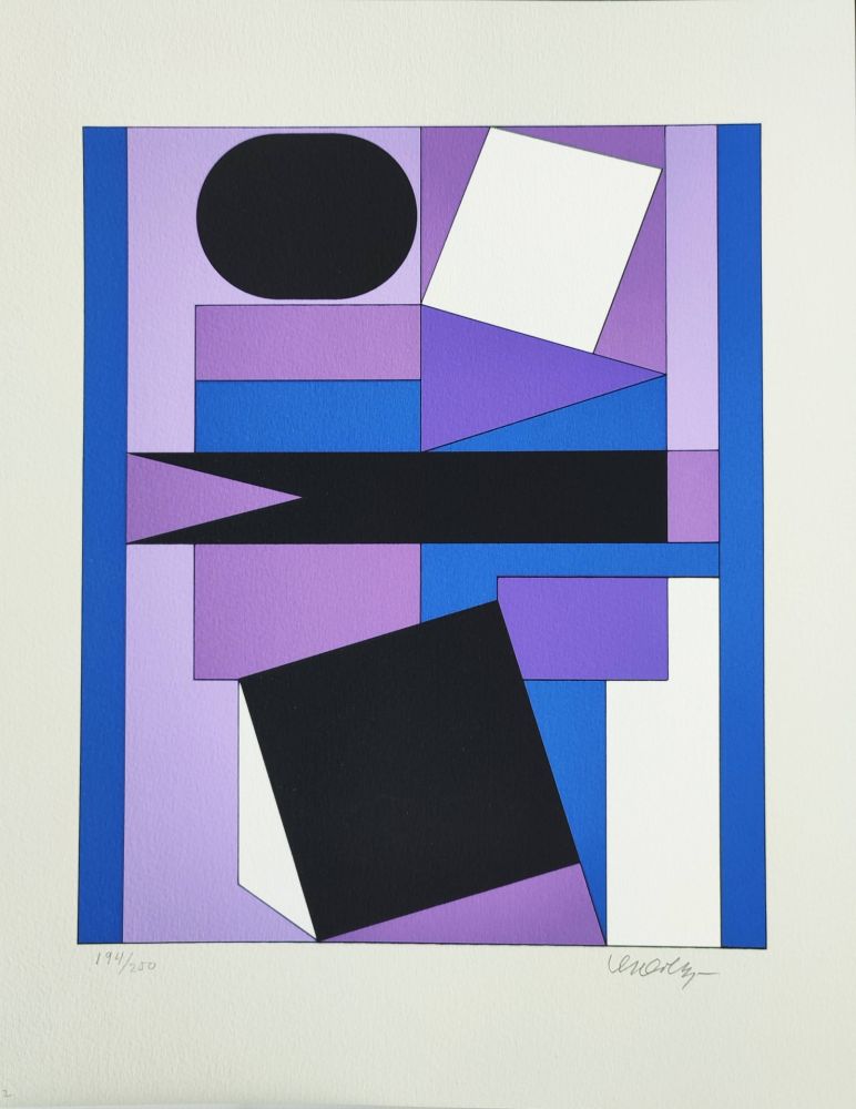 Sérigraphie Vasarely - Herim