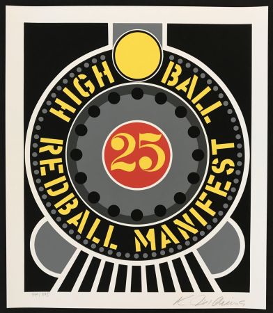 Sérigraphie Indiana - Highball on Redball Manifest