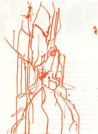 Eau-Forte Et Aquatinte Baselitz - Hirsche II