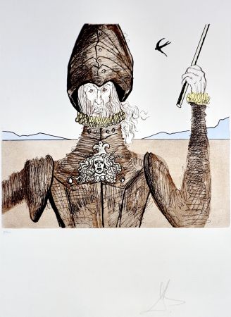 Gravure Dali - Historia de Don Quichotte de la Mancha The Dreamer