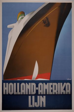 Affiche Cassandre - Holland - Amerika Lijn, 1936
